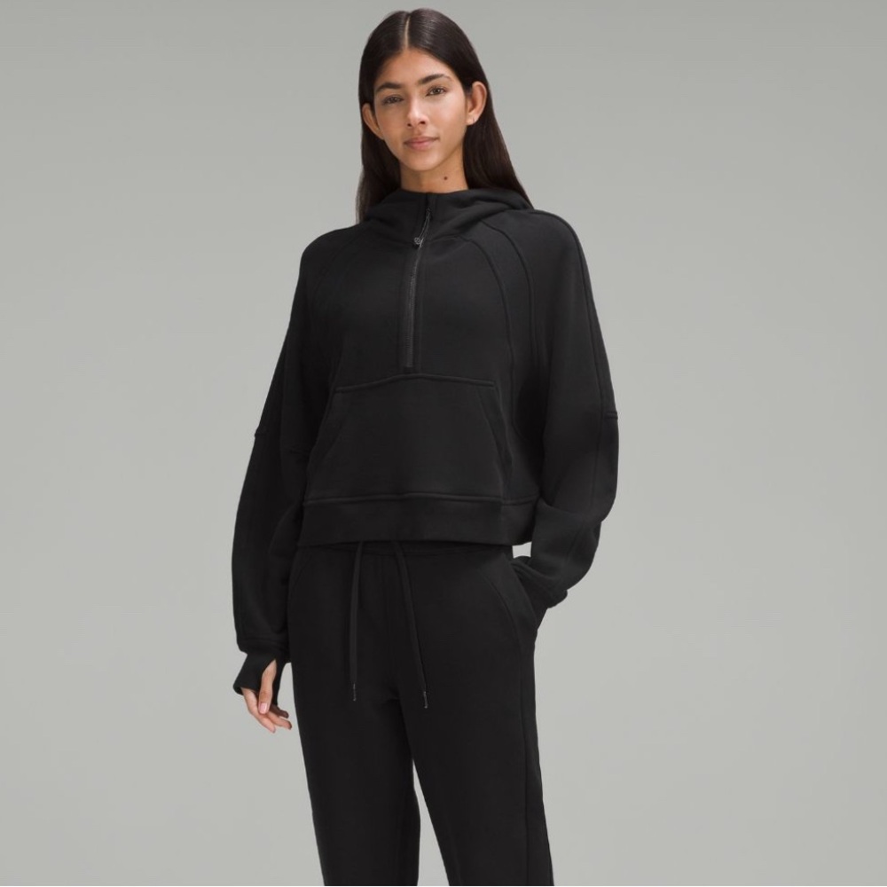 Scuba half zip hoodie